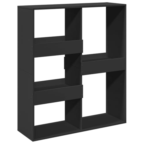 HETFTJN Schmaler Schrank Eckregal Küche Badezimmer Regal Standregal Schmal - Raumteiler Schwarz 100x33x115 cm Holzwerkstoff für Schlafzimmer Abstellraum Wohnzimmer Büro HETFTJN Schmaler Schrank Eckregal Küche Badezimmer Regal Standregal Schmal - Raumteiler Schwarz 100x33x115 cm Holzwerkstoff für Schlafzimmer Abstellraum Wohnzimmer Büro von HETFTJN