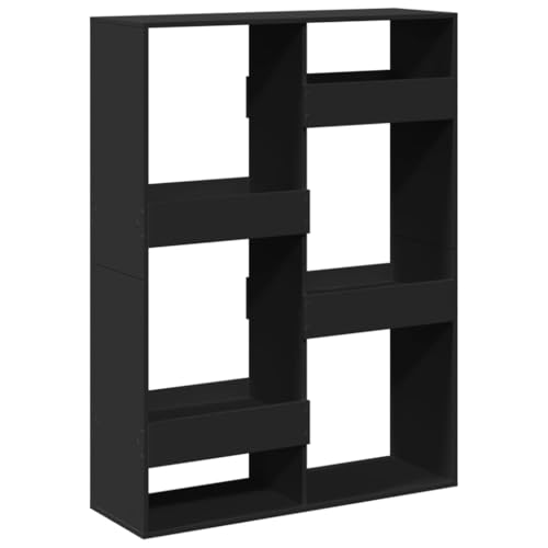 HETFTJN Schmaler Schrank Eckregal Küche Badezimmer Regal Standregal Schmal - Raumteiler Schwarz 100x33x135 cm Holzwerkstoff für Schlafzimmer Abstellraum Wohnzimmer Büro HETFTJN Schmaler Schrank Eckregal Küche Badezimmer Regal Standregal Schmal - Raumteiler Schwarz 100x33x135 cm Holzwerkstoff für Schlafzimmer Abstellraum Wohnzimmer Büro von HETFTJN