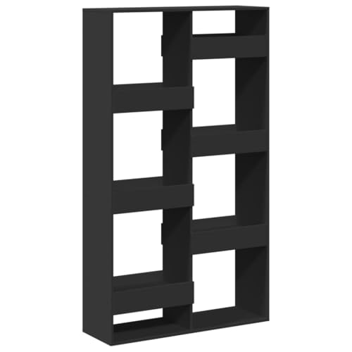 HETFTJN Schmaler Schrank Eckregal Küche Badezimmer Regal Standregal Schmal - Raumteiler Schwarz 100x33x175 cm Holzwerkstoff für Schlafzimmer Abstellraum Wohnzimmer Büro HETFTJN Schmaler Schrank Eckregal Küche Badezimmer Regal Standregal Schmal - Raumteiler Schwarz 100x33x175 cm Holzwerkstoff für Schlafzimmer Abstellraum Wohnzimmer Büro von HETFTJN