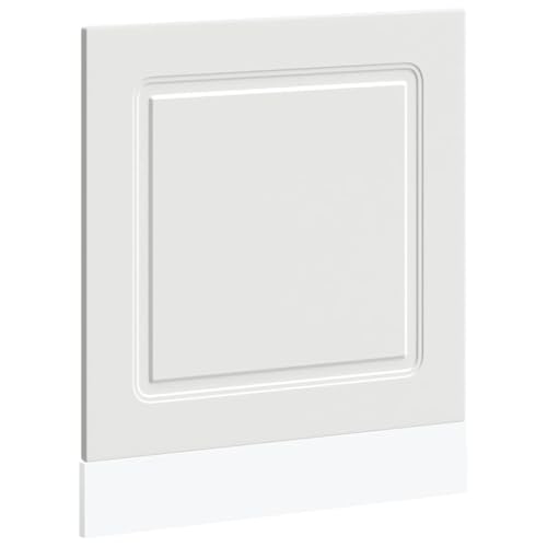 HETFTJN Schrank für Küche Apothekerschrank Küche Küchenunterschrank Küchenbuffet Buffetschrank - Geschirrspülerblende Kalmar Weiß 60x1,5x67 cm Holzwerkstoff für Wohnzimmer Küche Badezimmer Esszimmer von HETFTJN