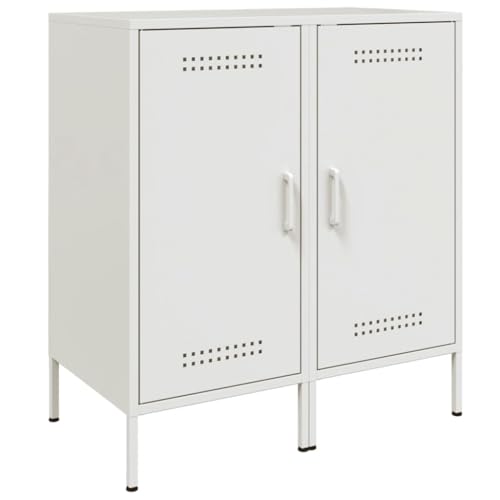 HETFTJN Sideboard Küche Kleiner Küchenschrank Vitrinenschrank Anrichte Sideboard - Sideboards 2 STK. Weiß 36x39x79 cm Stahl für Bad Wohnzimmer Büro Schlafzimmer HETFTJN Sideboard Küche Kleiner Küchenschrank Vitrinenschrank Anrichte Sideboard - Sideboards 2 STK. Weiß 36x39x79 cm Stahl für Bad Wohnzimmer Büro Schlafzimmer von HETFTJN