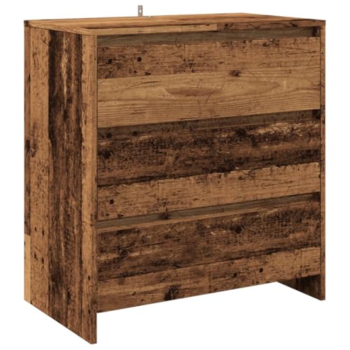 HETFTJN Sideboard Outdoor Vitrinenschrank Schuhschrank Wohnzimmer Möbel - Sideboard Altholz-Optik 70x41x75 cm Holzwerkstoff für Schlafzimmer Wohnzimmer Outdoor Küche HETFTJN Sideboard Outdoor Vitrinenschrank Schuhschrank Wohnzimmer Möbel - Sideboard Altholz-Optik 70x41x75 cm Holzwerkstoff für Schlafzimmer Wohnzimmer Outdoor Küche von HETFTJN