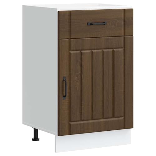 HETFTJN Sideboard Wohnzimmer Apothekerschrank Küche Vorratsschrank Barschrank - Küchen-Unterschrank Lucca Braun Eichen-Optik Holzwerkstoff für Esszimmer Küche Badezimmer Wohnzimmer HETFTJN Sideboard Wohnzimmer Apothekerschrank Küche Vorratsschrank Barschrank - Küchen-Unterschrank Lucca Braun Eichen-Optik Holzwerkstoff für Esszimmer Küche Badezimmer Wohnzimmer von HETFTJN
