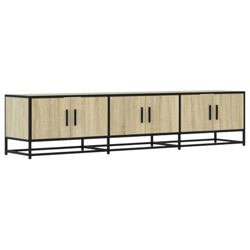 HETFTJN Tv-Tisch Tv Schrank Tv Board Fernsehschrank - TV-Schrank Sonoma-Eiche 180x35x41 cm Holzwerkstoff für Badezimmer Schlafzimmer Flur Wohnzimmer HETFTJN Tv-Tisch Tv Schrank Tv Board Fernsehschrank - TV-Schrank Sonoma-Eiche 180x35x41 cm Holzwerkstoff für Badezimmer Schlafzimmer Flur Wohnzimmer von HETFTJN