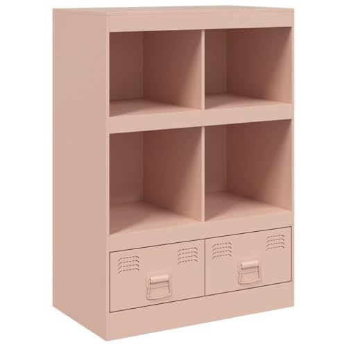 HETFTJN Wohnzimmer Möbel Flur Möbel Mehrzweckschrank Anrichte Sideboard - Highboard Rosa 67x39x95 cm Stahl für Büro Flur Wohnzimmer Bad HETFTJN Wohnzimmer Möbel Flur Möbel Mehrzweckschrank Anrichte Sideboard - Highboard Rosa 67x39x95 cm Stahl für Büro Flur Wohnzimmer Bad von HETFTJN