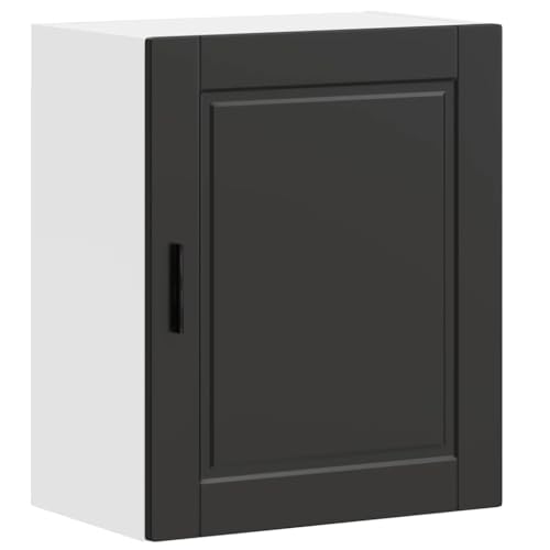 Mutfak Dolabı Küchenzeilen Aktenschrank Vorratsschrank - Küchen-Hängeschrank Porto Schwarz Holzwerkstoff für Esszimmer Badezimmer Wohnzimmer Küche von HETFTJN
