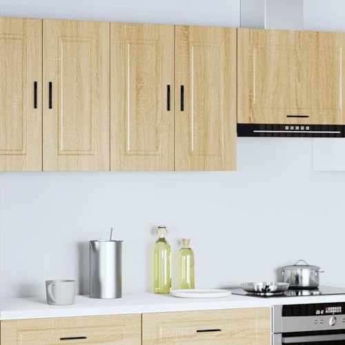 Mutfak Dolabı Küchenzeilen Aktenschrank Vorratsschrank - Küchen-Hängeschrank Porto Sonoma-Eiche Holzwerkstoff für Esszimmer Badezimmer Wohnzimmer Küche von HETFTJN