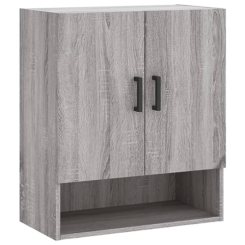 Schrank für Balkon Aktenschrank Haushaltsschrank Mehrzweckschrank Büroschrank - Wandschrank Grau Sonoma 60x31x70 cm Holzwerkstoff für Büro Abstellraum Wohnzimmer Flur Schrank für Balkon Aktenschrank Haushaltsschrank Mehrzweckschrank Büroschrank - Wandschrank Grau Sonoma 60x31x70 cm Holzwerkstoff für Büro Abstellraum Wohnzimmer Flur von HETFTJN