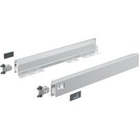 Hettich - ArciTech Zarge Set silber Höhe: 126 mm Länge: 500 mm incl. Frontbef. von HETTICH