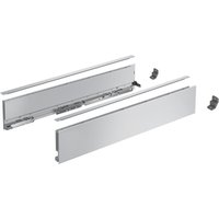 AvanTech you Set Zarge Höhe 101 mm, nl 450 mm, silber o. Frontbef. von HETTICH