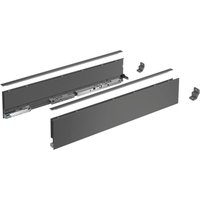 AvanTech You Schubkasten Set Schubkasten Set Höhe 101 - Schubkastensystem Nennlänge 550mm, Stahl anthrazit - Hettich von HETTICH