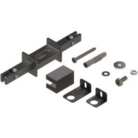 Cadro Set (1 Stück) Wand-/Bodenbef. m.Spange schwarz matt von HETTICH