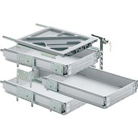 Hettich - Container-Set Alu-finish 730 mm 3xQD25 von HETTICH