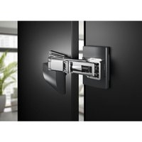 Hettich - Führungsscharnier Set Evisys 115° m. Dämpf. Tragfähig (Set= 1Scharnier+Zubeh.) von HETTICH