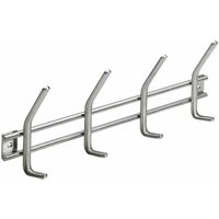 Garderobenleiste 4 Haken 35,5 x 14,0 x 5,0 cm Edelstahl Hakenleisten - Hettich von HETTICH