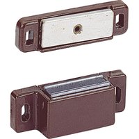 HETTICH Haftmagnetschnapper M74 + Gegenstück, HK 4 kg, KS weiß von HETTICH