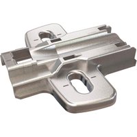 Hettich Möbel-Kreuzmontageplatte, Distanz 3mm, Sensys 8099, 9071577, vernickelt von HETTICH