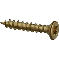 HETTICH PZ-Schraube, ØxL: 2,5 x 16 mm, Stahl, 50 Stück - goldfarben von HETTICH