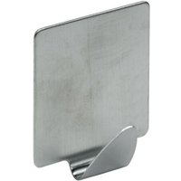 Hettich - Haken selbstklebend Stahl, Edelstahl Optik, 2 Stück Möbelbeschläge von HETTICH