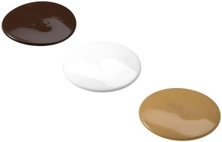 Hettich Abdeckkappe für Rastex 25 Ø 30 mm, weiß/braun/beige, 24 Stück von HETTICH