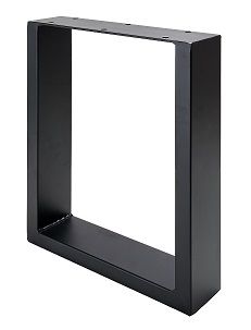 Hettich Bankgestell U 40 x 30 cm Stahl schwarz - 1 Stück von HETTICH