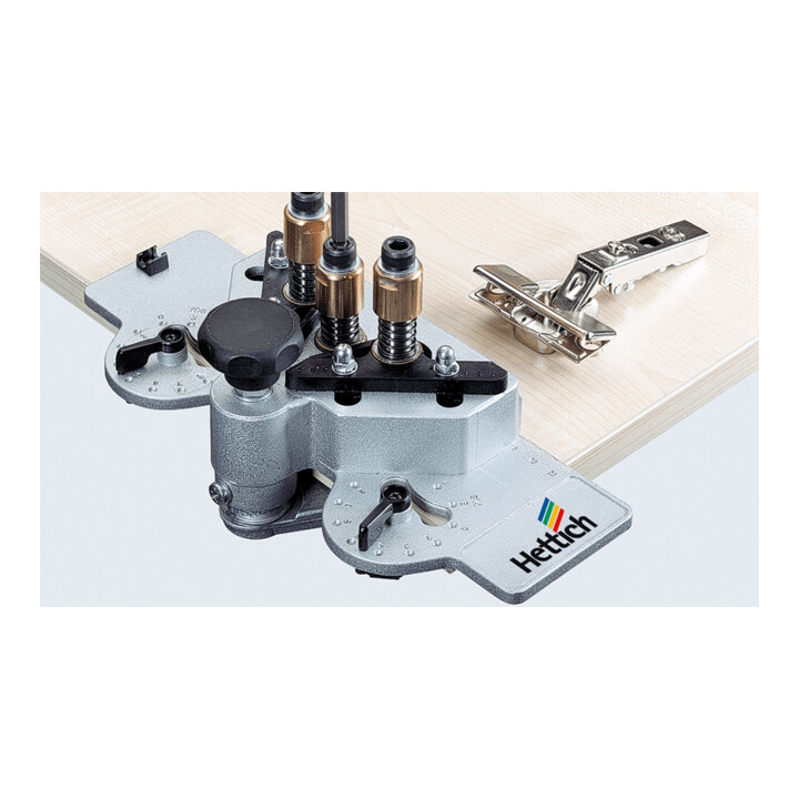 Hettich Bohrlehre Drill Jig Scharnier Bohrer ø 35 Mm 2 X ø 10 Mm Möbelbau B-Ware von HETTICH