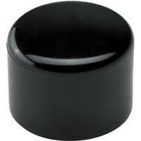 Hettich - Fußkappe für Rundrohre Ø30 mm schwarz Kunststoff, 4 Stück Türstopper von HETTICH