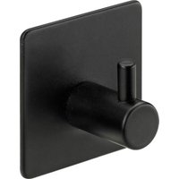 Hettich Garderobenhaken selbstklebend 1 Haken Stahl 4,5 x 4,5 x 2,8 cm schwarz matt Hettich Garderobenhaken selbstklebend 1 Haken Stahl 4,5 x 4,5 x 2,8 cm schwarz matt von HETTICH