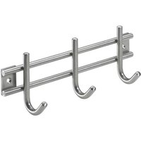 Hettich - Garderobenleiste 3 Haken 22,0 x 8,5 x 5,5 cm Edelstahl Hakenleisten Hettich - Garderobenleiste 3 Haken 22,0 x 8,5 x 5,5 cm Edelstahl Hakenleisten von HETTICH