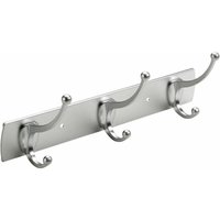 Garderobenleiste 3 Haken 31,5 x 11,0 x 8,0 cm silber Hakenleiste - Hettich von HETTICH