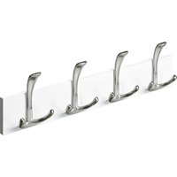 Hettich Garderobenleiste 4 Haken Holz 50 x 13,5 x 5,3 cm weiß Hettich Garderobenleiste 4 Haken Holz 50 x 13,5 x 5,3 cm weiß von HETTICH