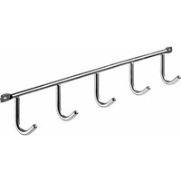 Garderobenleiste 5 Haken 52 x 350 x 35 mm verchromt Hakenleisten - Hettich von HETTICH