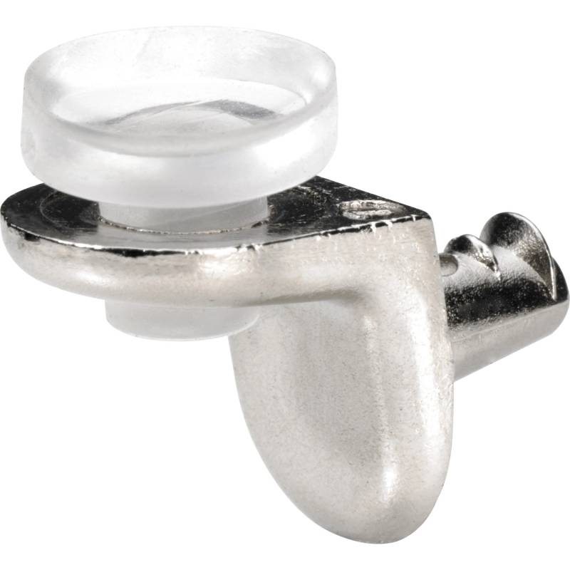 Hettich Glas-Bodenträger Sekura 8 Ø 5 mm Zinkdruckguss Vernickelt 8 Stück von HETTICH