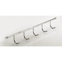 Hochschrank-Hakenleiste 49265, Anz.Haken 5, Stahl verchromt - Hettich von HETTICH