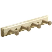 Hettich Holzgarderobe 4 Haken 24,0 x 3,5 x 5,5 cm Fichte Hakenleisten & Garderobenhaken Hettich Holzgarderobe 4 Haken 24,0 x 3,5 x 5,5 cm Fichte Hakenleisten & Garderobenhaken von HETTICH