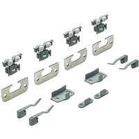 Hettich - Komplett-Set Top Line 110 für 2 Schiebetüren a max. 20 kg von HETTICH