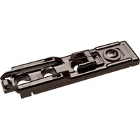 Linear-Montageplatte mit Direkt-HV, in schwarz zum Anschrauben, Dist. 3,0 mm von HETTICH