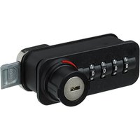 Hettich - MB-Zahlenschloss, mit Schnäpper 9206151, Kunststoff/Stahl schwarz matt, rechts von HETTICH