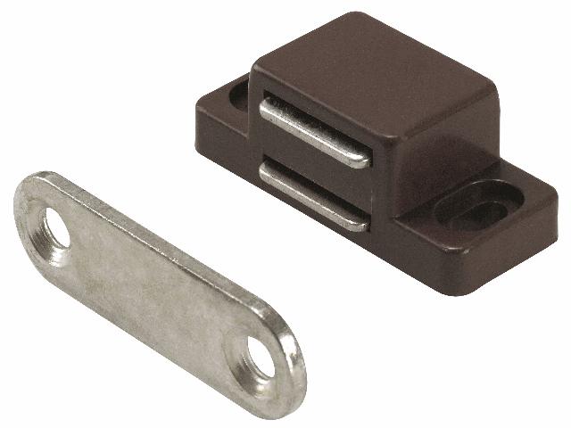 Hettich Magnetschnäpper 13 x 15 x 35 mm braun 4 kg - 4 Stück von HETTICH