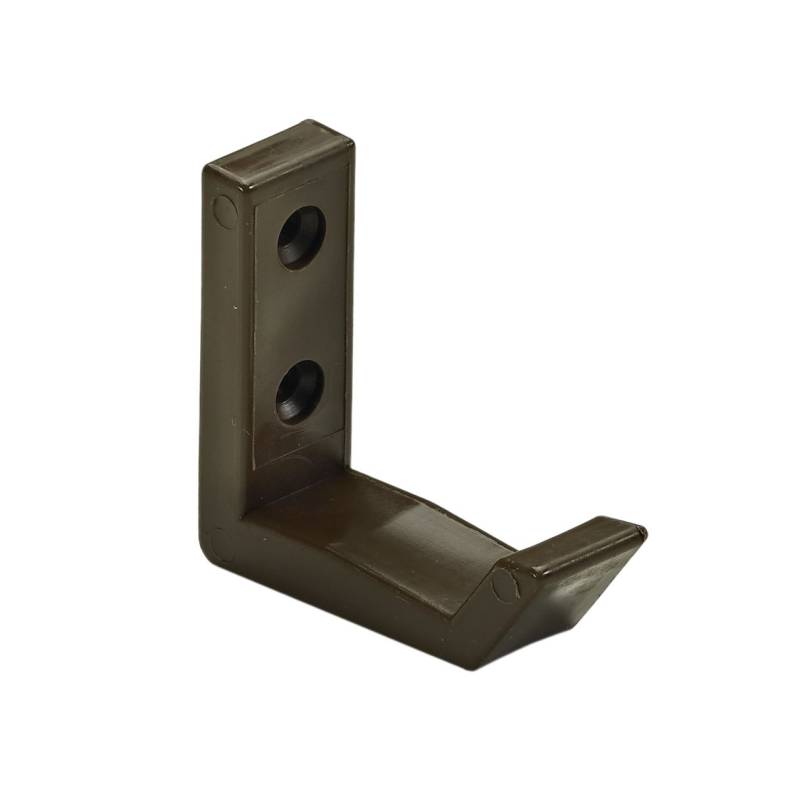 Hettich Mantelhaken 5,1 x 1,8 x 5,7 cm Kunststoff braun - 1 Stück von HETTICH