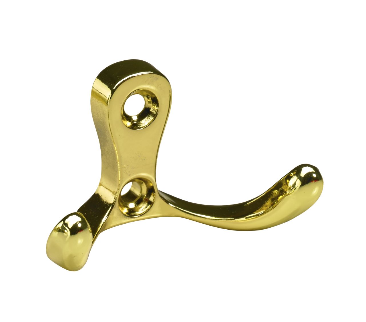 Hettich Mantelhaken 3,1 x 5,8 x 2,9 cm vermessingt gold - 1 Stück von HETTICH