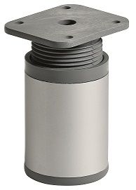 Hettich Möbelfuss Design 4,0 x 6,0 - 7,5 cm Aluminium-Optik - 1 Stück Hettich Möbelfuss Design 4,0 x 6,0 - 7,5 cm Aluminium-Optik - 1 Stück von HETTICH