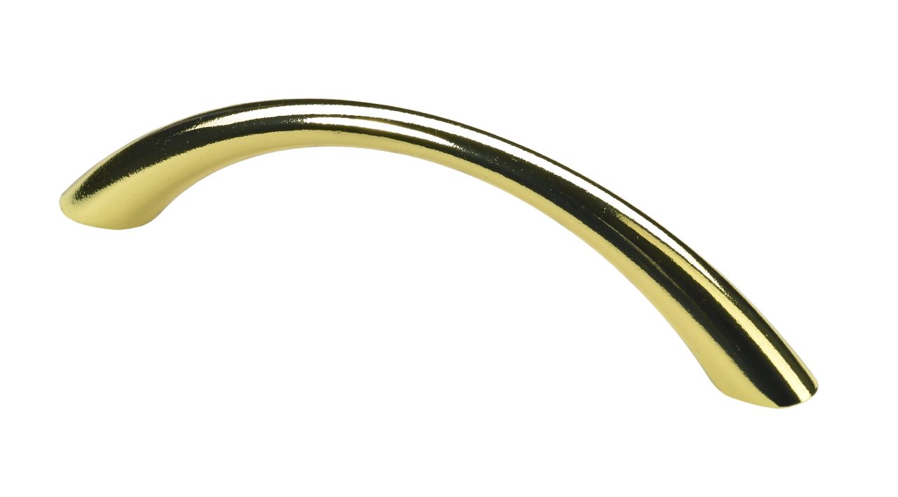 Hettich Möbelgriff Zinkdruckguss vermessingt gold 10,0 x 112,5 x 26,5 mm - 1 Stück von HETTICH