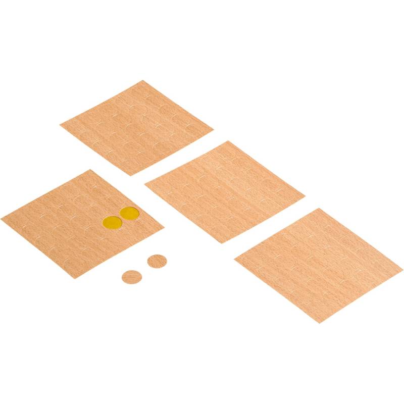 Hettich Möbelpflaster Ø 14 mm Kunststoff Buche 100 Stück von HETTICH
