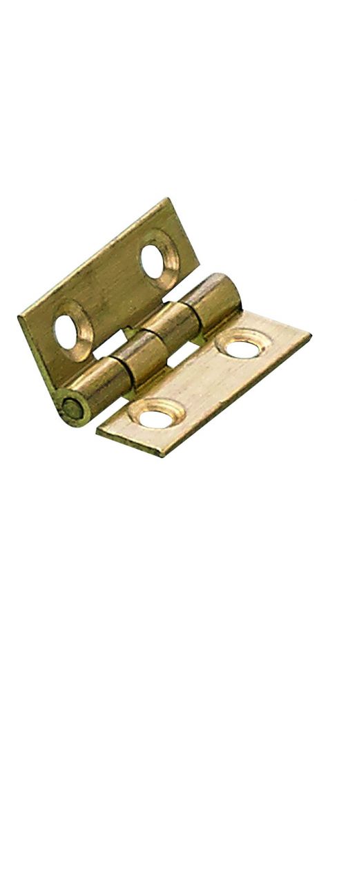 Hettich Schmales Scharnier Messing, matt, 19 x 25 mm von HETTICH