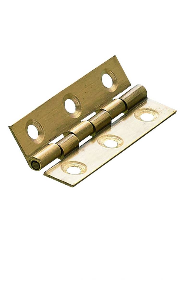 Hettich Schmales Scharnier Messing, matt, 25 x 51 mm von HETTICH