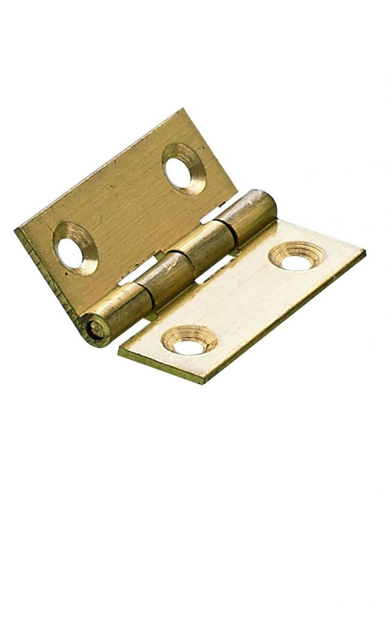 Hettich Schmales Scharnier Messing, matt, 32 x 38 mm, von HETTICH