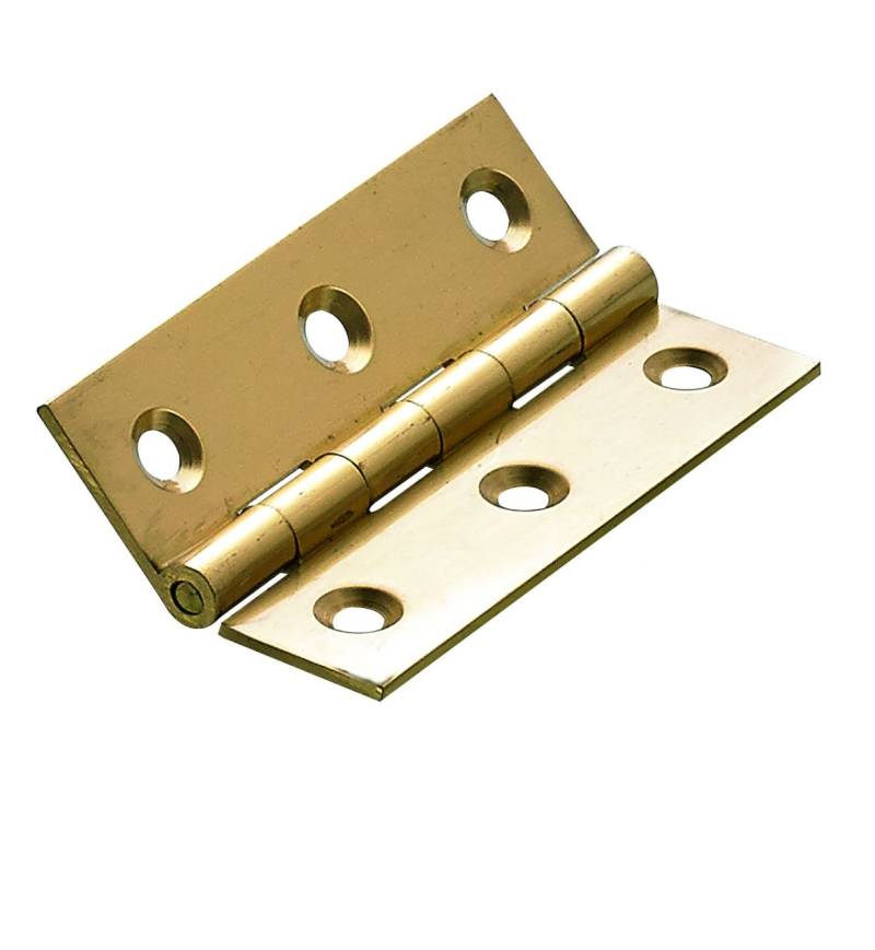 Hettich Schmales Scharnier Messing, matt, 64 x 40 mm von HETTICH