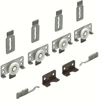 Hettich - MB-Schiebetürbeschläge-Set, SlideLine 56, 45234, 2-T., für einlieg. Türen, 40kg von HETTICH