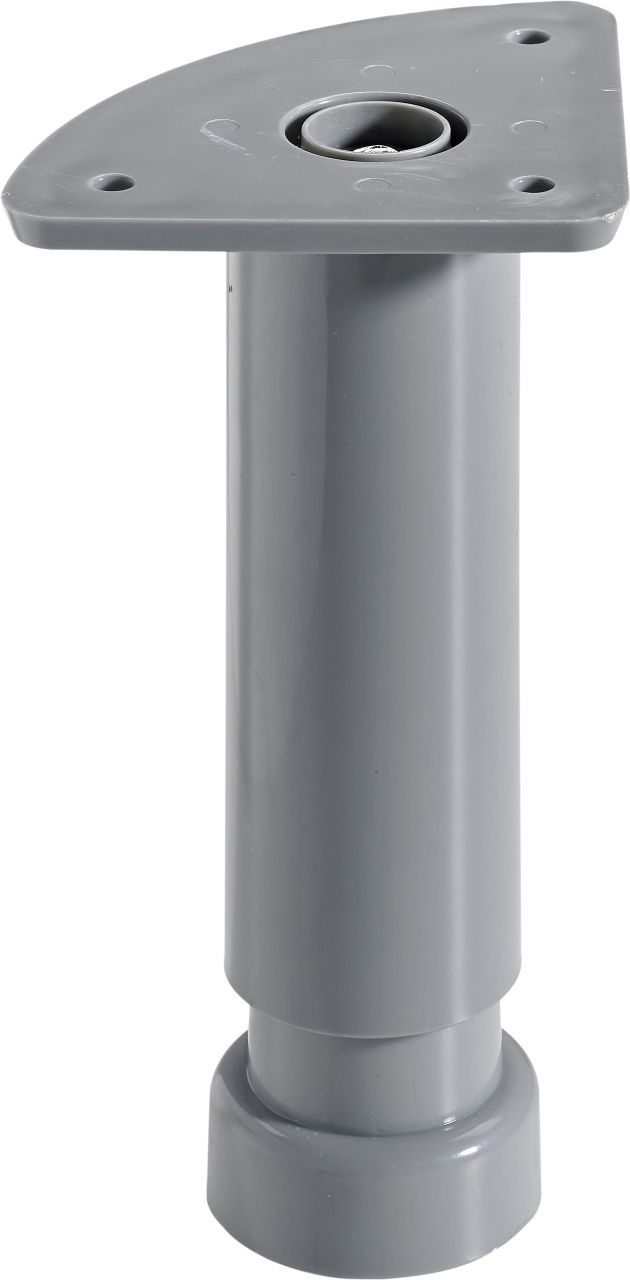 Hettich Sockelverstellfuß 3,2 x 13 - 18 cm Kunststoff grau - 1 Stück von HETTICH